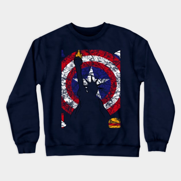 American Symbols Crewneck Sweatshirt by DavinciSMURF